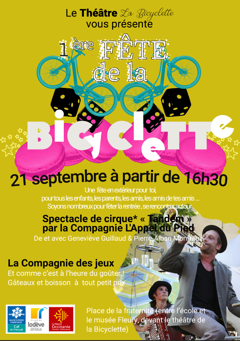 Premiere fete de la bicyclette - Affiche