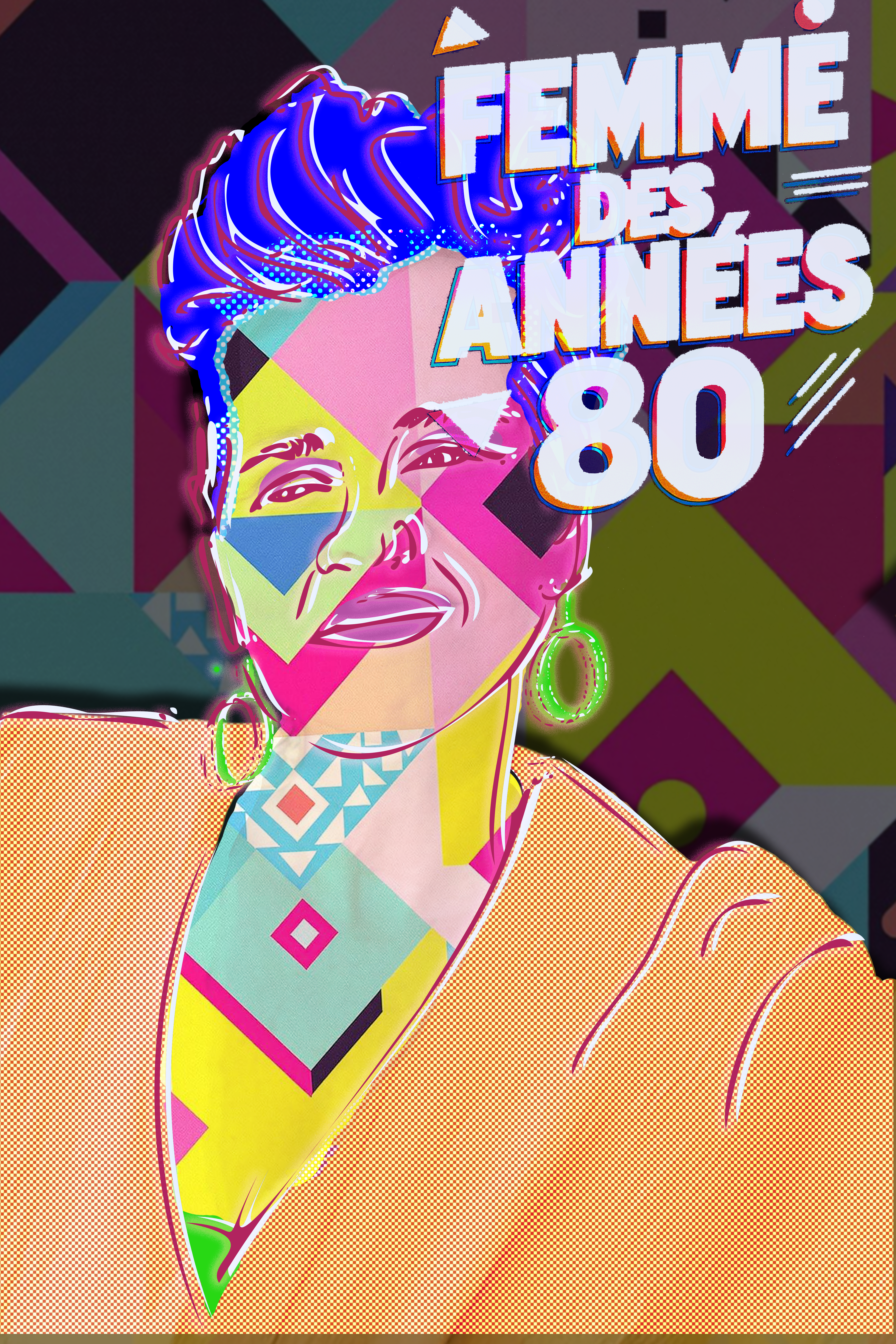 Femme des années 80