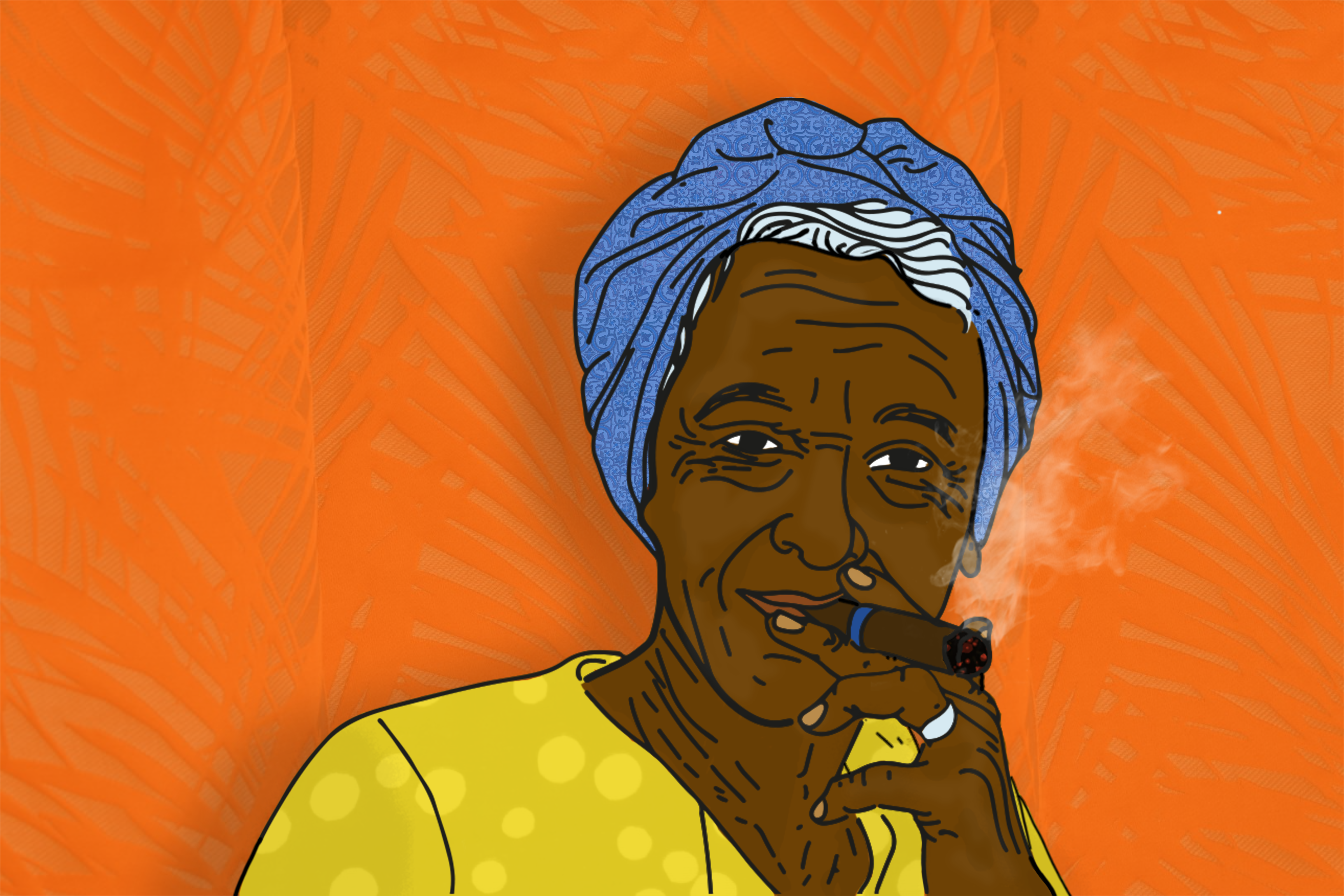 La fumeuse de cigares